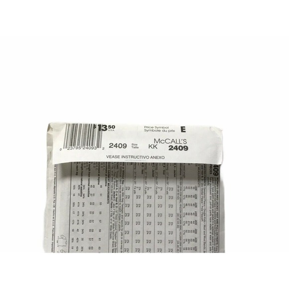 Mccalls 2409 Womens Jacket Vest Pull On Pants Sewing Pattern Size 26W-50 - Picture 6 of 7